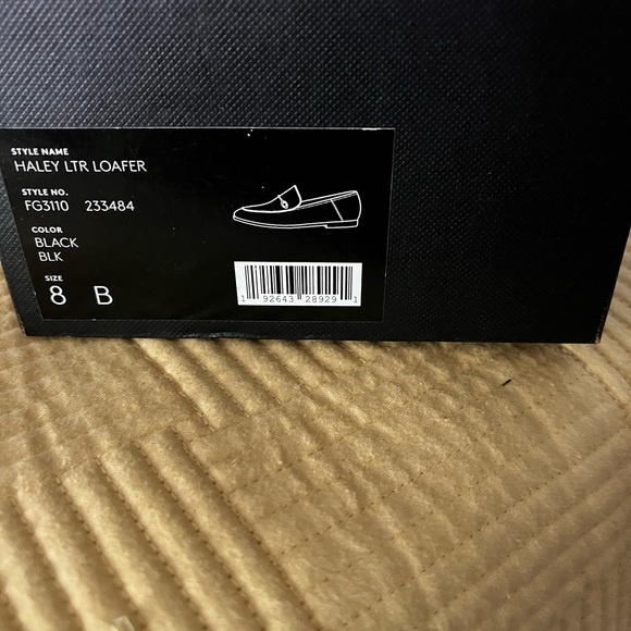 Coach Black Loafers with Gold Accent - Picture 8 of 8